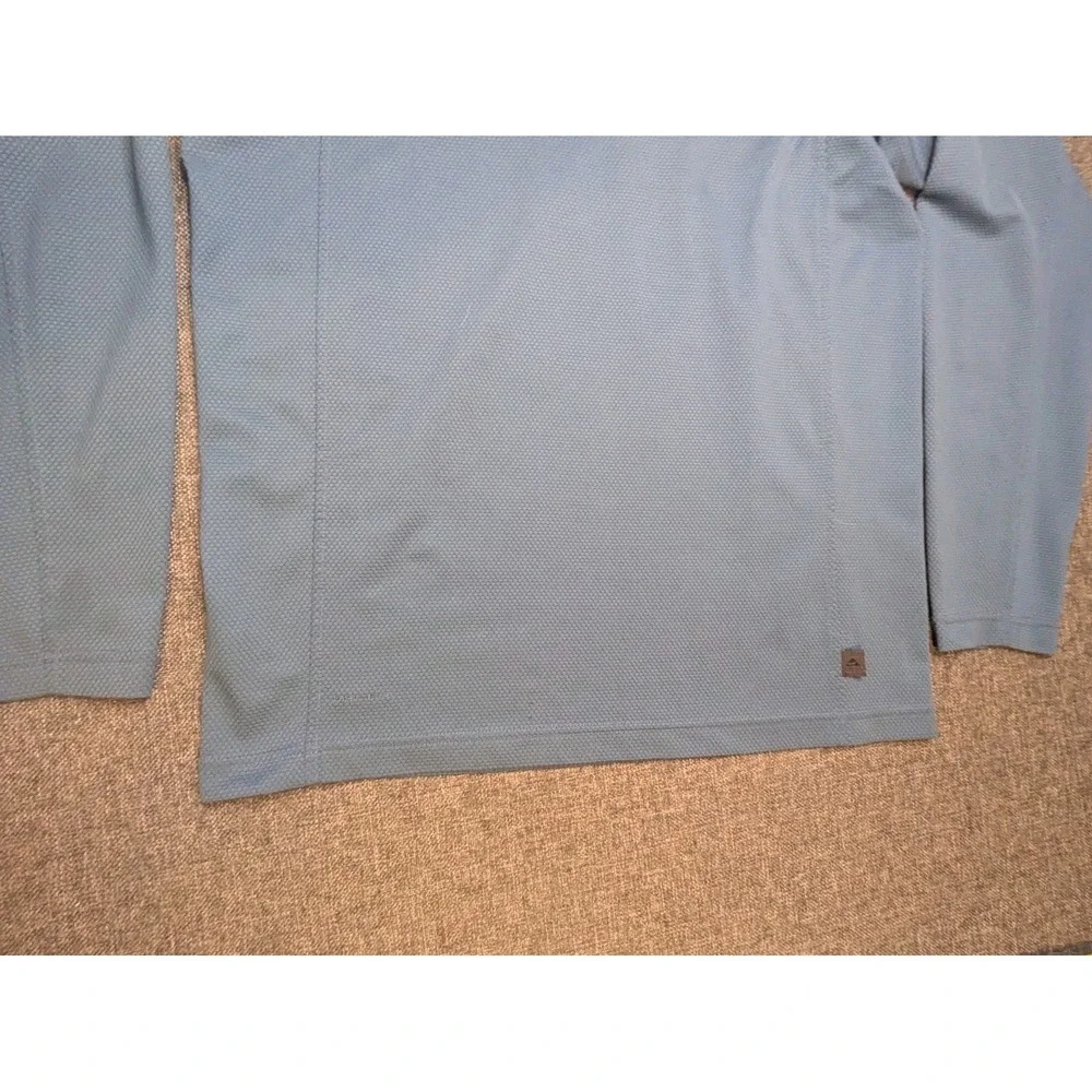 NIKE ACG LONG SLEEVE DRI-FIT PERFORMANCE JERSEY SHIRT WAFFLE KNIT BLUE MENS M